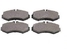 Set placute frana,frana disc, fata - 0004214110-HITEC