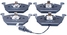 Колодки  пер. VW Golf-4 Bora Polo Scoda Fabia Octavia  с датч.  SP136 - 1J0698151D-oss